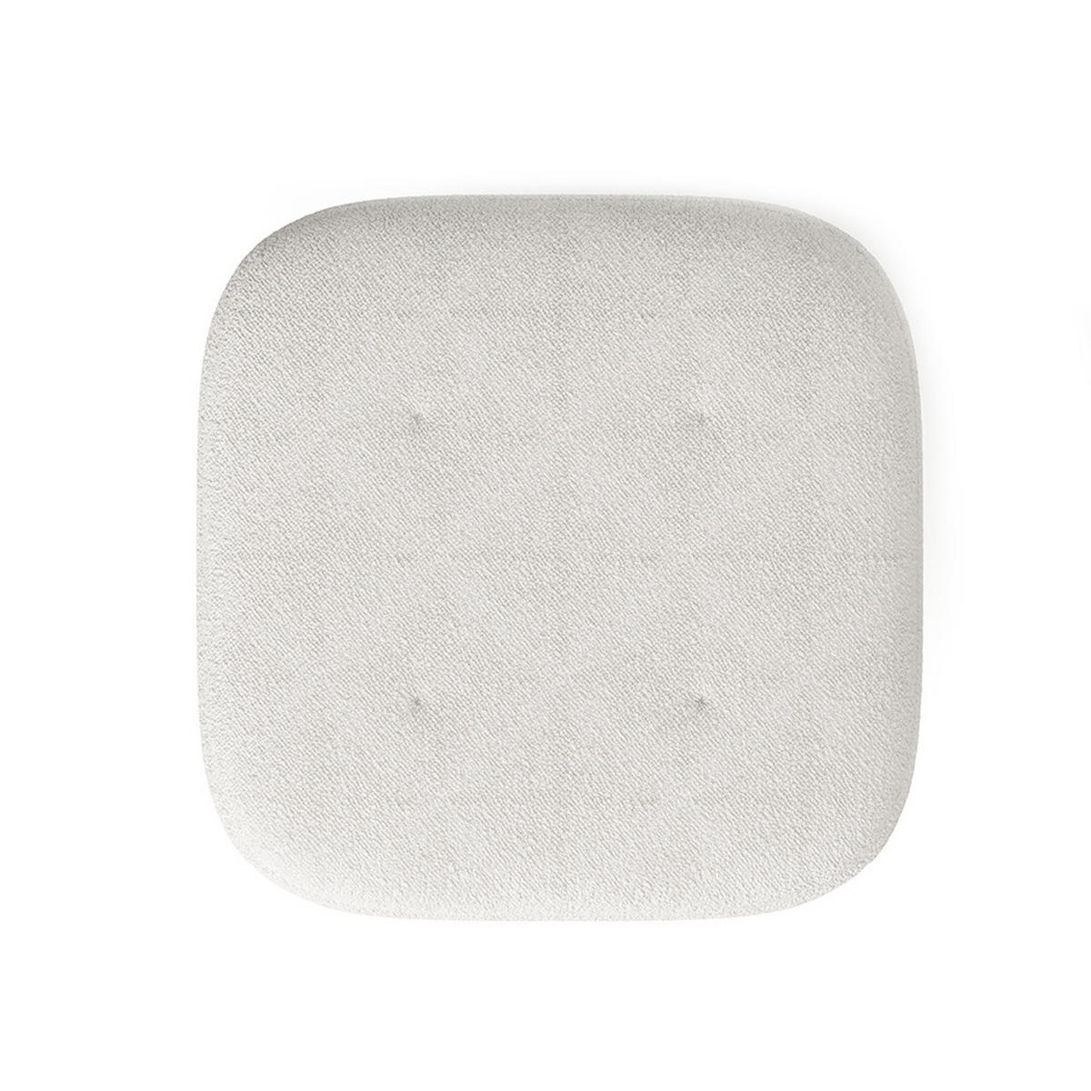 POLSTERHOCKER 45/45/36 cm Gummibaumholzbeine Leinen Beige - Beige/Naturfarben, Holz/Textil (45/36/45cm) - Livingandhome