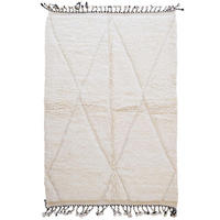 BERBERTEPPICH aus Marokko aus reiner Wolle 200x 300 cm - Beige, Naturmaterialien (200/300cm) - AFK Living