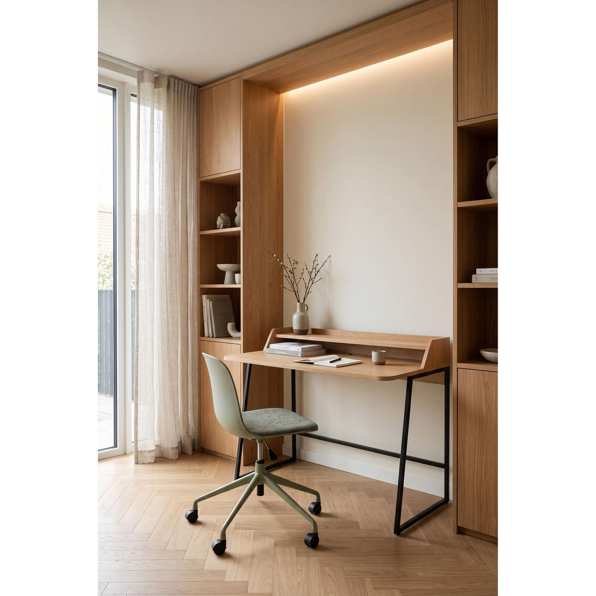 BÜROSTÜHLE Roxanne Grün - 2 er Set - Grün, Kunststoff (50/80/55cm) - Housecraft Living