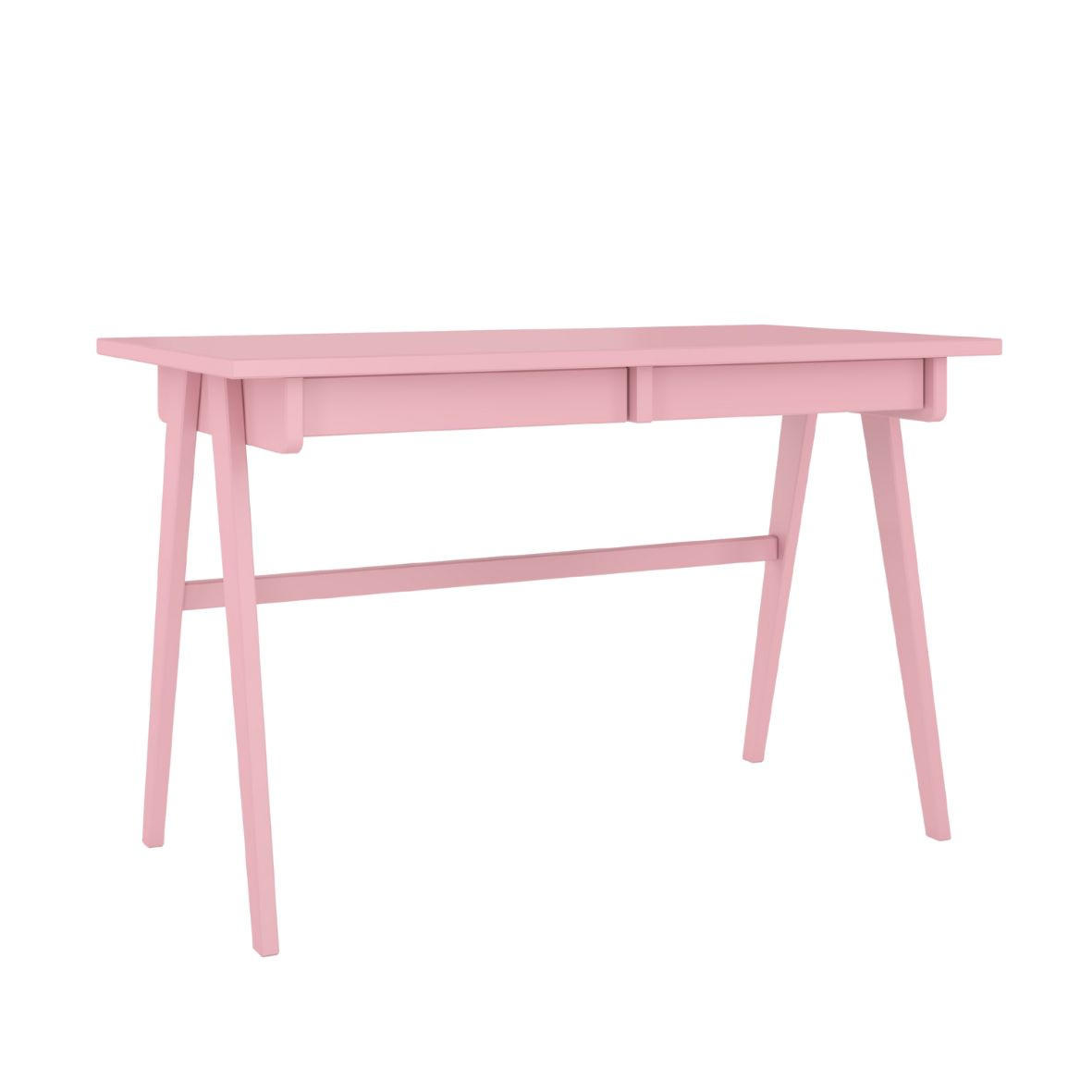SCHREIBTISCH Edda, 120/65/75 cm in Pastellrosa, Buchenholz - Hellrosa, Holz/Buchenholz (65/120/75.5cm) - Visby