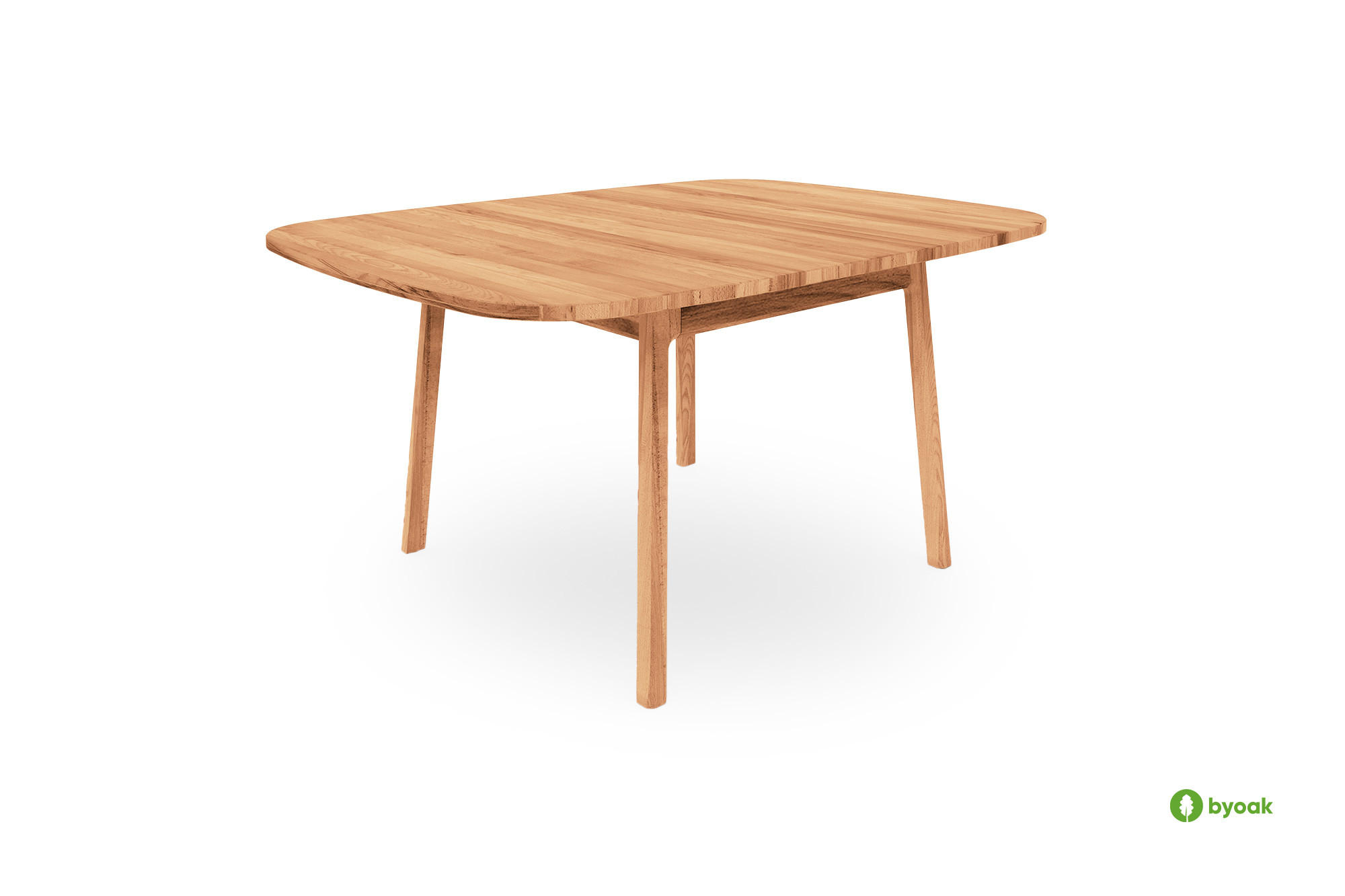 ESSTISCH PAUL 100 x 130 Kernbuche - Kernbuche, Holz (130/100/77cm) - byoak