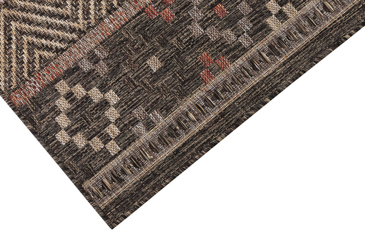TEPPICH MELISSA DUNKELBRAUN 120/180 cm - Dunkelbraun, Textil (120/180cm) - Tapiso