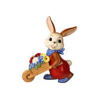 DEKOTIER Hasenjunge - So schön ist der Frühling, Steingut, Bunt, 25 cm - Multicolor, Keramik (9/25/22cm) - Goebel