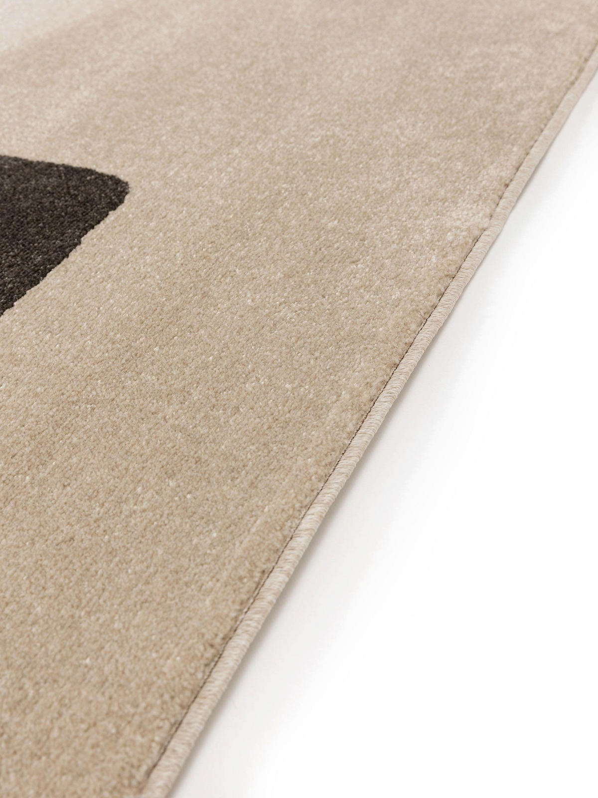 TEPPICH Ida Cream/Anthrazit 120x170 cm - Creme, Textil (120/170cm) - benuta Pop