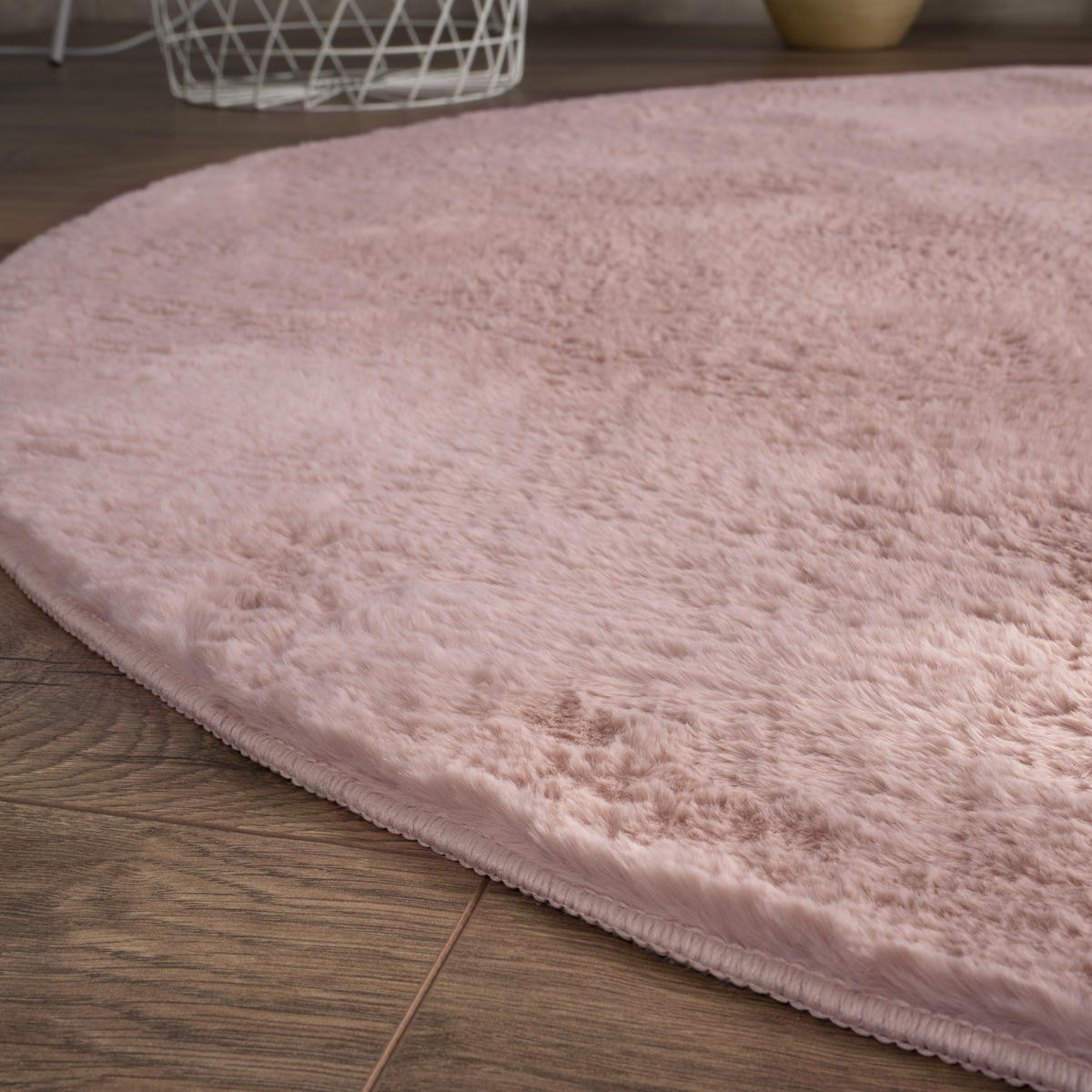 HOCHFLORTEPPICH 200/200 cm Soft 380 - Pink, Textil (200/200cm) - Paco Home