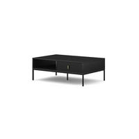 COUCHTISCH MAGGIORE Schwarz 104x68x40 cm - Schwarz, Holzwerkstoff (68/104/40cm) - FURNLUX