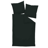 BETTWÄSCHE Unisex COLORS Schwarz Baumwolle - Schwarz, Textil (200/135cm) - Janine