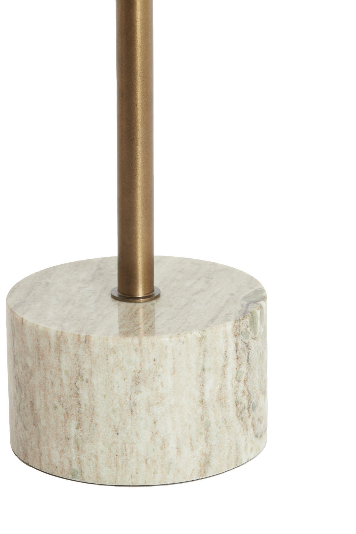 BEISTELLTISCH Civita Braun 37/37/49 cm - Graubraun, Stein (37/37/49cm) - Light & Living