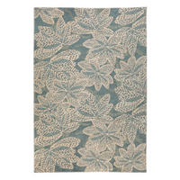 RECYCELTER OUTDOOR-TEPPICH Ariane stahlgrau 160 x 230 cm - Edelstahlfarben, Textil (160/230cm) - Vivaraise