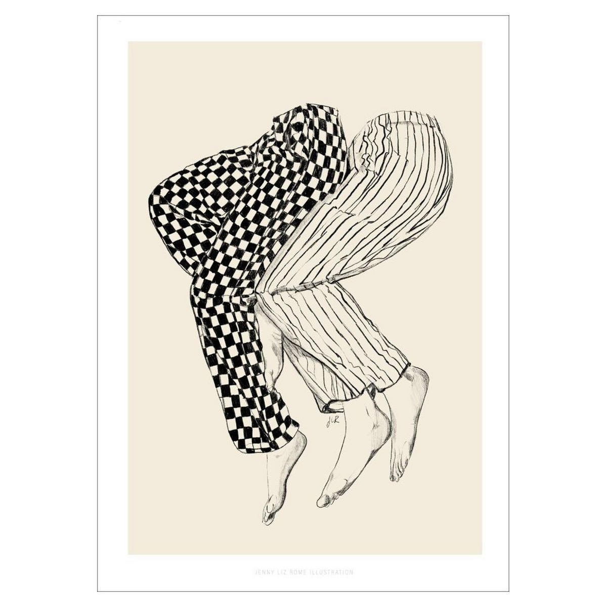 POSTER Jenny Liz Rome - Love 1 - Naturfarben, Papier (30/40/0.1cm) - Poster&Frame