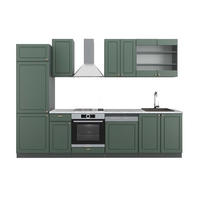 KUHINJSKI BLOK Fame-Line Zeleno-zlato Country House/Anthracite 300 cm , DP Marmor - zelena/antracit, leseni material (300/206.8/60cm) - Vicco