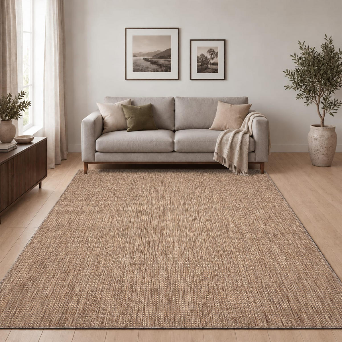 OUTDOORTEPPICH 120/160 cm Napoli 777 - Beige, Kunststoff (120/160cm) - Paco Home