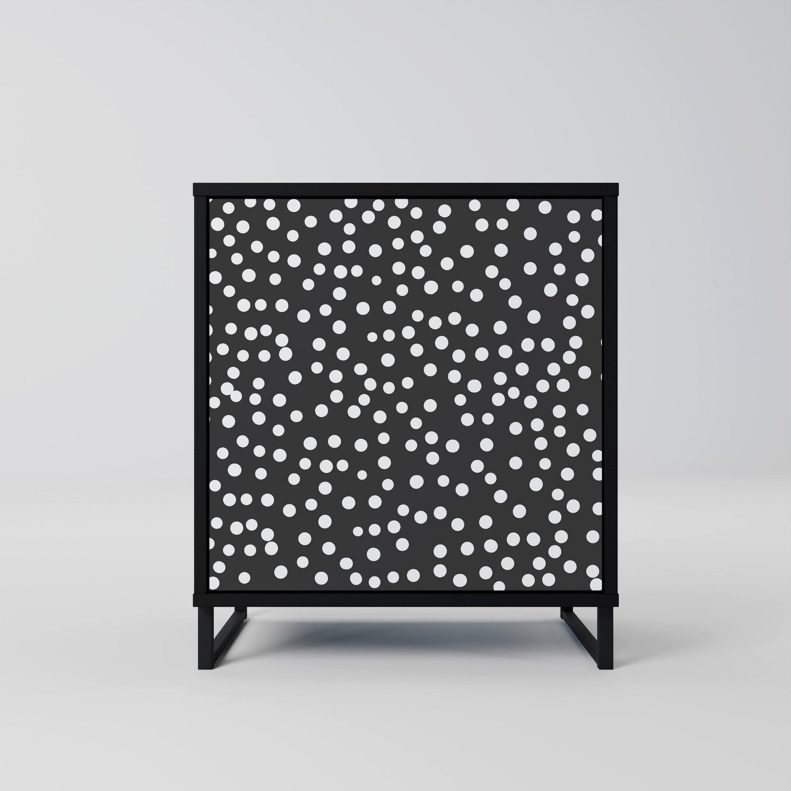 SpaceRebels Sideboard Schwarz 57.5x67.5x42 cm