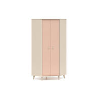 KINDERKLEIDERSCHRANK MEVEL Rosa 80x80x190 cm - Pink, Holzwerkstoff (80/190/80cm) - FURNLUX