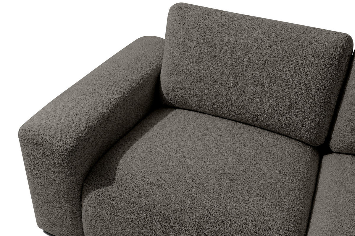 3-SITZER SOFA ZUCCO, Dunkelbraun - Dunkelbraun, Holz/Holzwerkstoff (292/85/100cm) - KONSIMO®