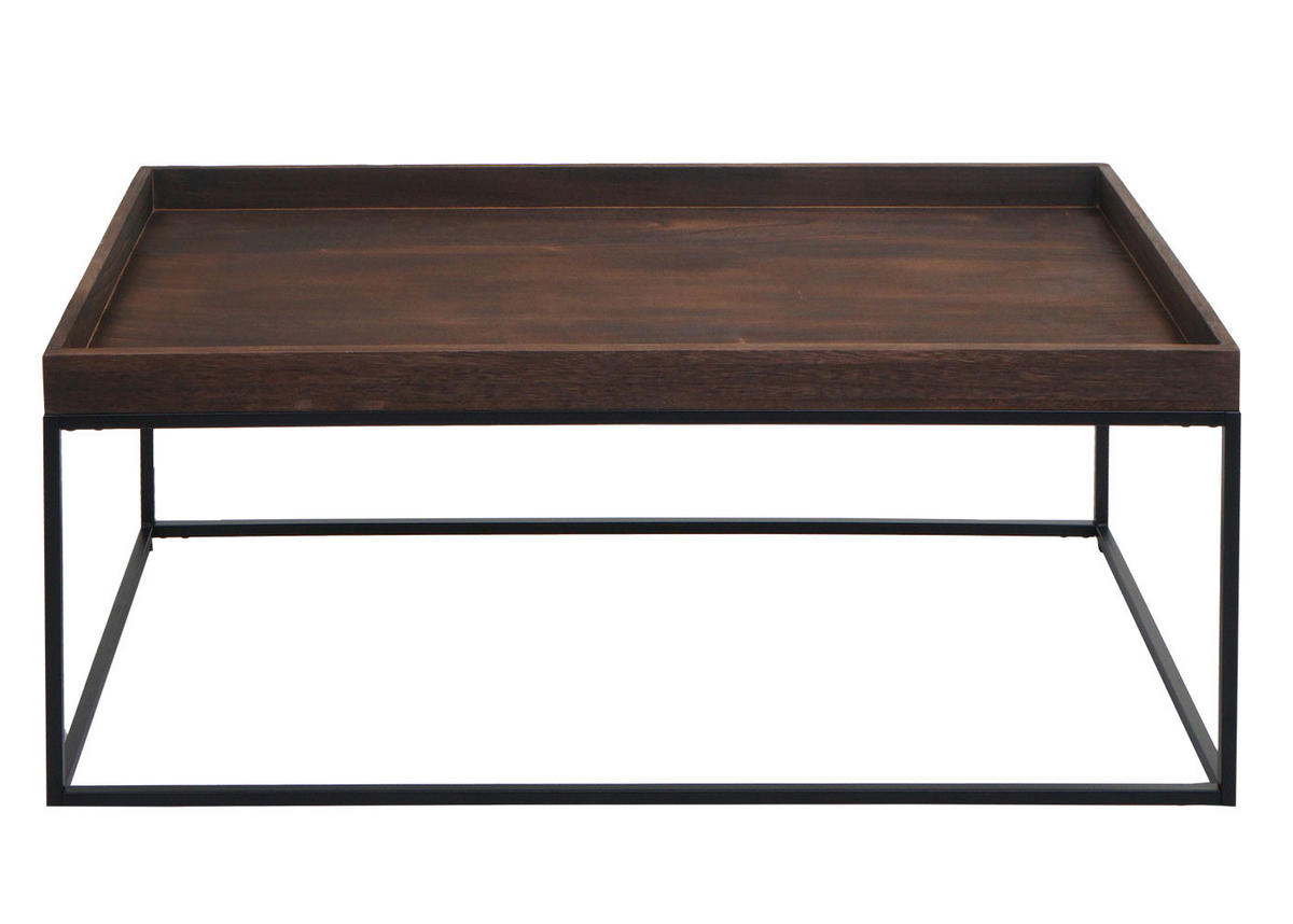 COUCHTISCH rechteckig Dunkelbraun - Dunkelbraun, Holz (60/110/46cm) - MCW