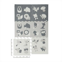 18-DIELNA padenková matná - viacfarebná, textil (50/50cm) - Relaxdays