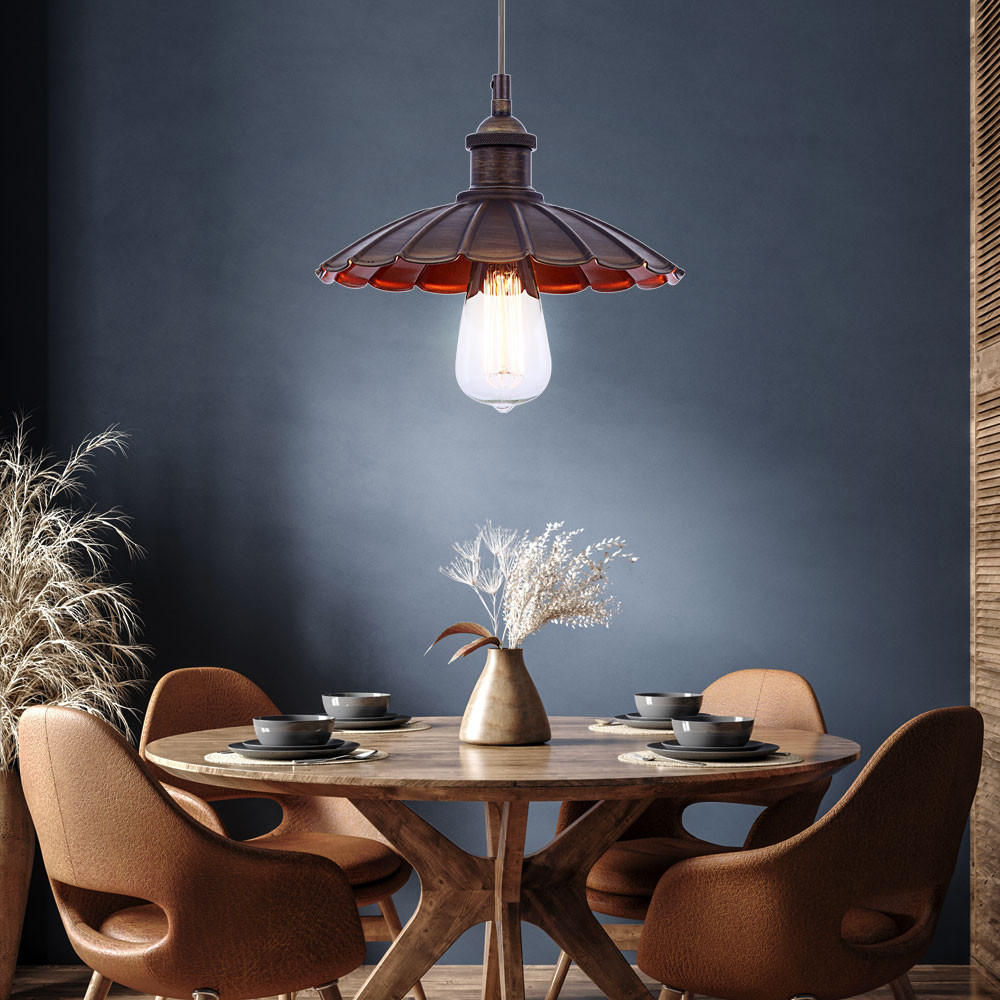HÄNGELEUCHTE Glas Braun - Braun, Glas (25/25/130cm) - Globo Lighting