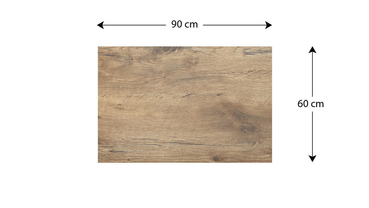 METALBOARD BAUMKERN 90x60cm + Zubehör-Set - Multicolor, Metall (90/60/1.8cm) - ALLboards