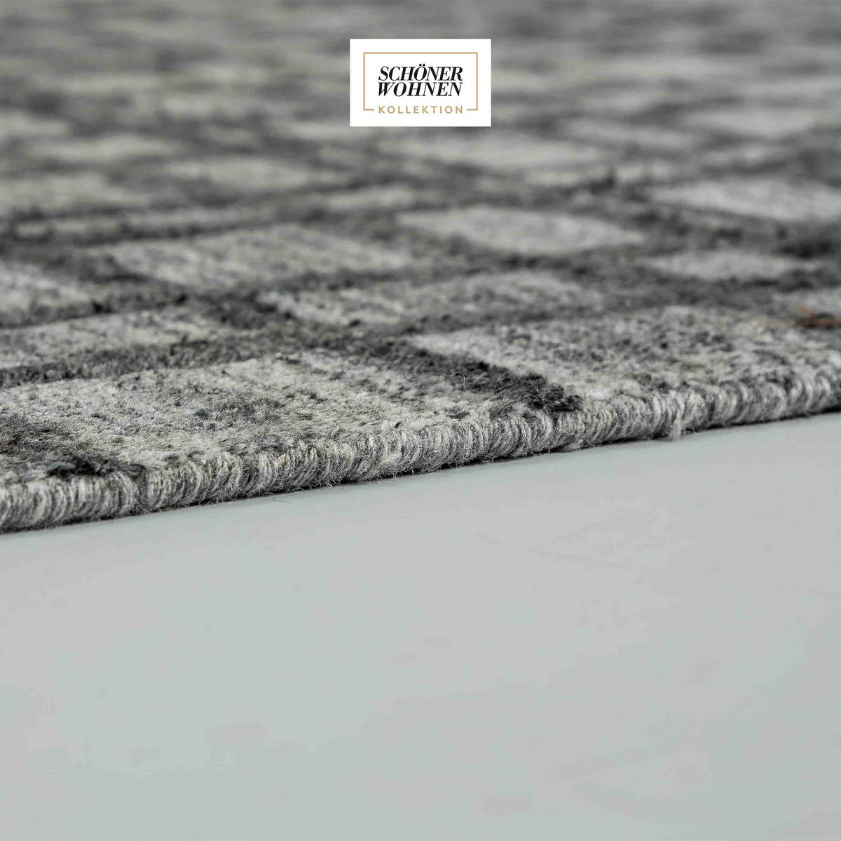 HANDWEBTEPPICH COSETTA - Grau, Textil (170/240cm) - Schöner Wohnen