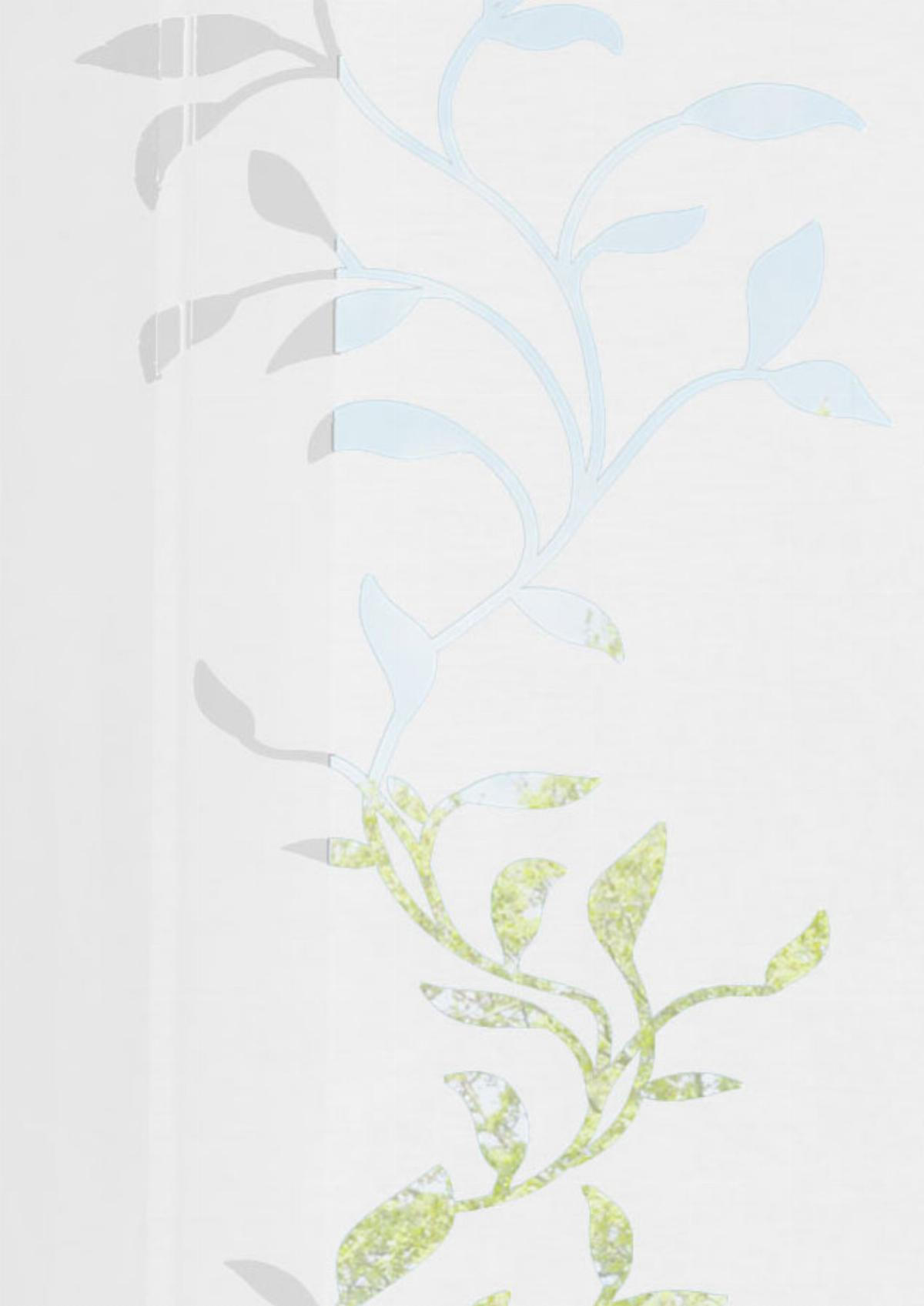 FLÄCHENVORHANG HxB 245x60 Weiß - Weiß, Textil (60/245cm) - Gardinenbox