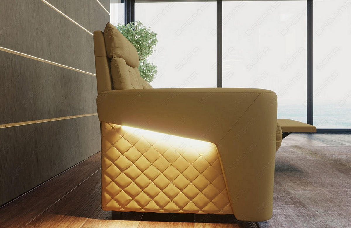 KINOSESSEL Kinosessel Relax Beige - Ecru, Kunststoff (190/94/92cm)