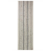 TEPPICH aus Wolle handgewebt HYTHE in Natur, gestreift, 80 x 300 cm - Beige, Textil (80/300cm) - KADIMA DESIGN