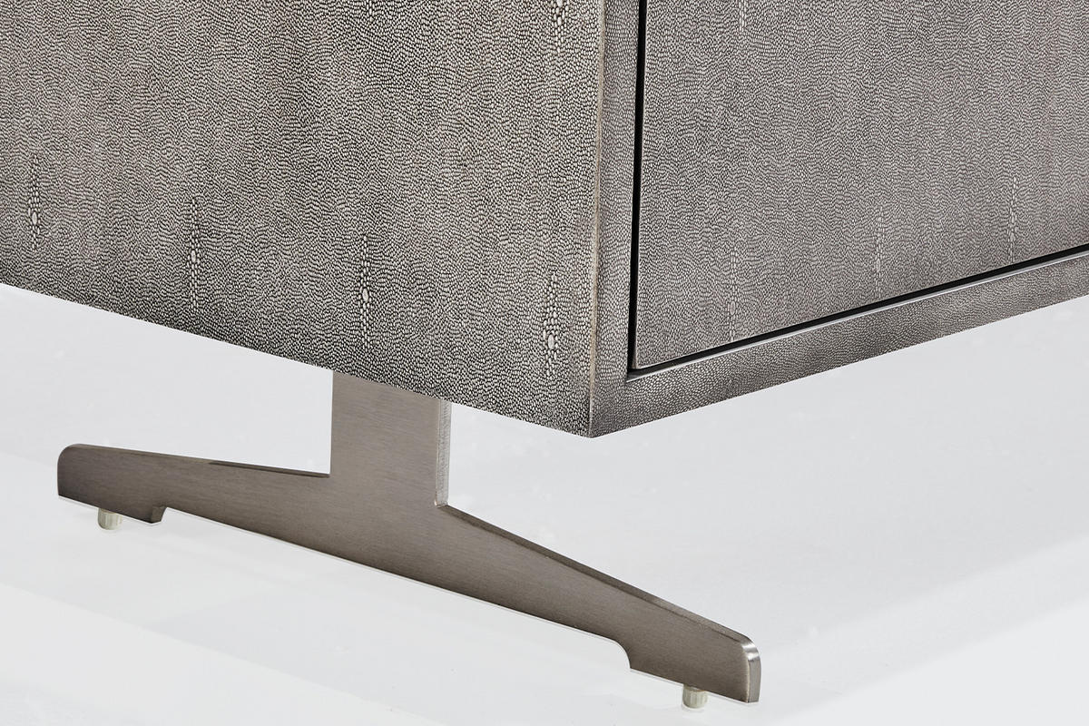 HIGHBOARD GALA Grau Holz - Grau, Holz/Metall (100/120/40cm) - KAWOLA