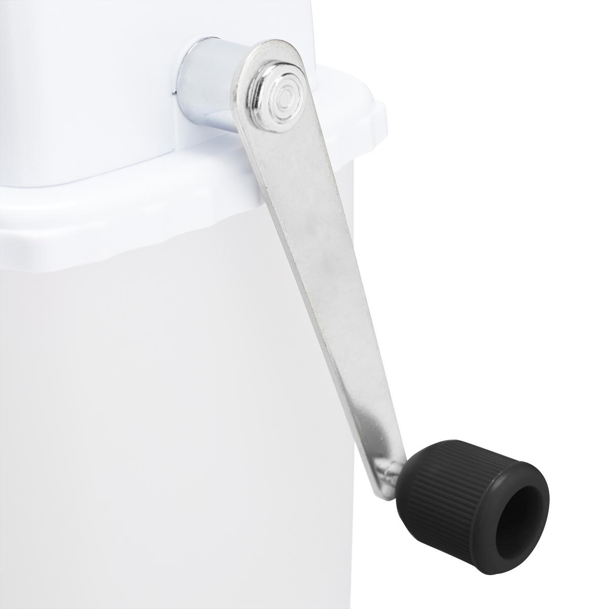 DRVIČ ľadu - biela, kov/plast (12.5/24/16cm) - Relaxdays