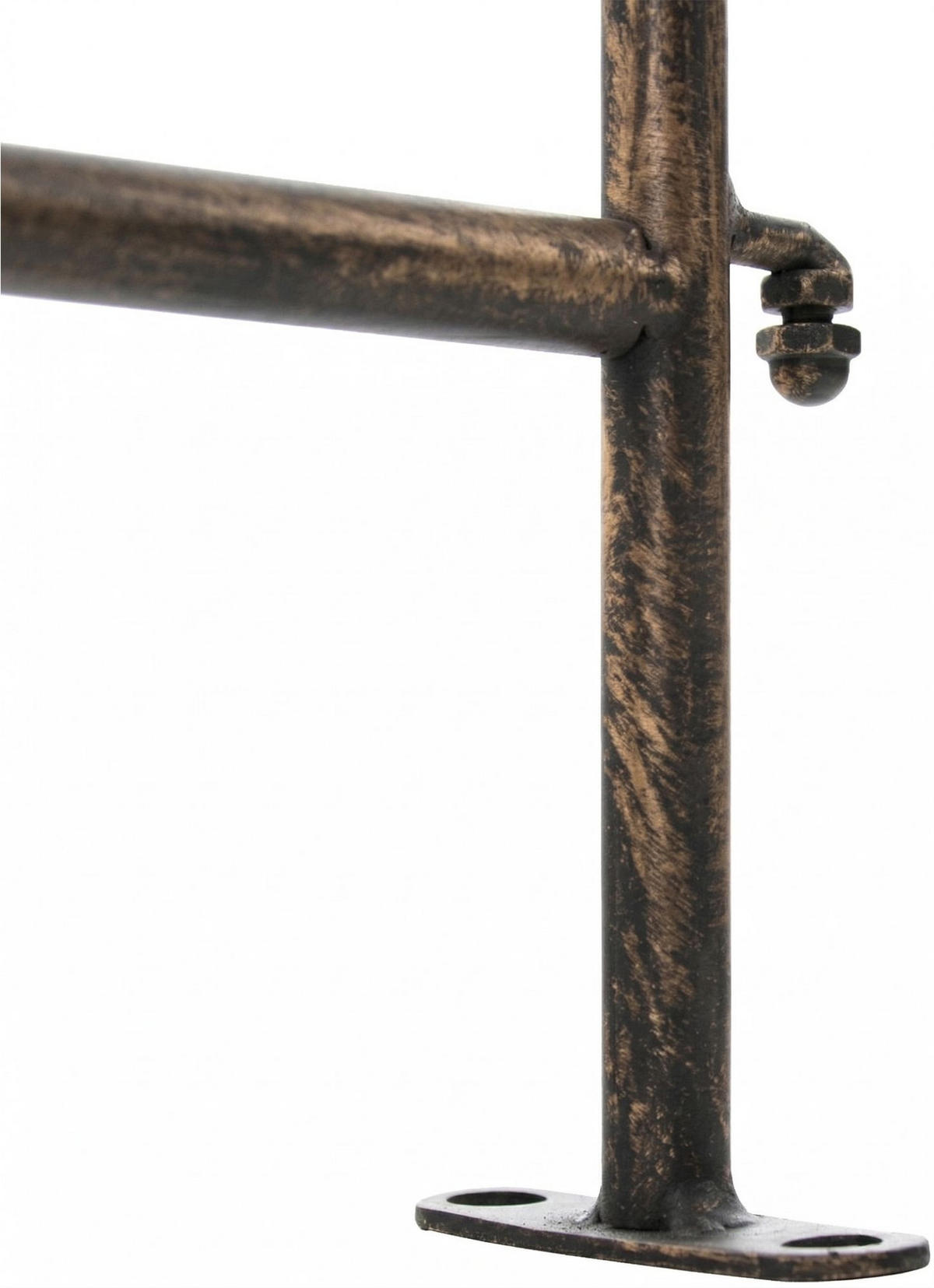 GARTENZAUN Metall Bronze - Bronzefarben, Metall (124/116cm) - CLP