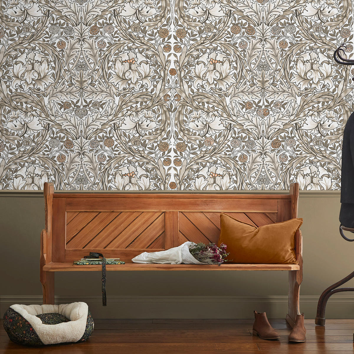 FOTOTAPETE Ringelblume Neutral - Beige, Papier/Kunststoff (250/400cm) - Graham & Brown