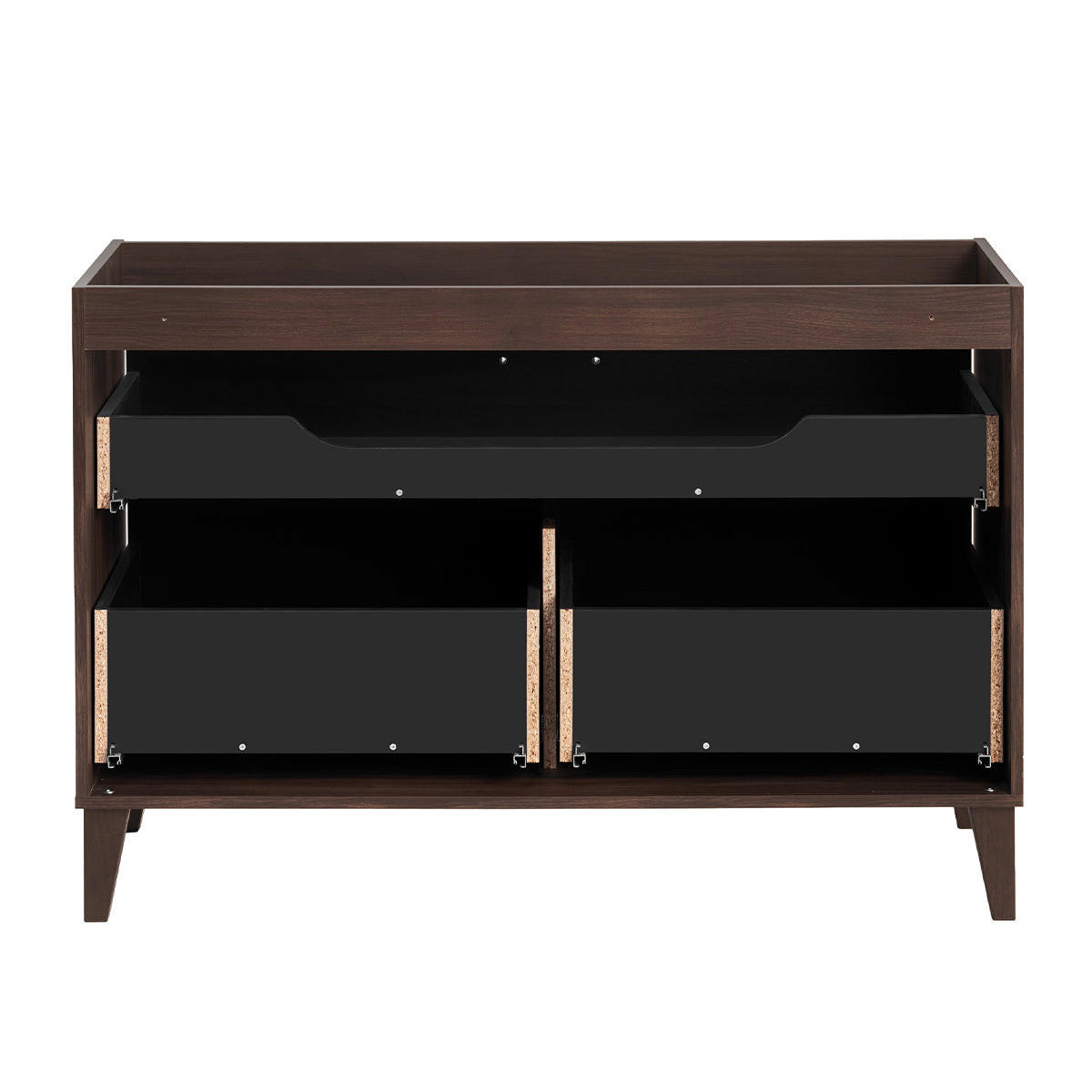 SKRINKA POD UMÝVADLO 120cm Moka Drevo - hnedá, kompozitné drevo (120/84.5/46cm) - Petits-meubles