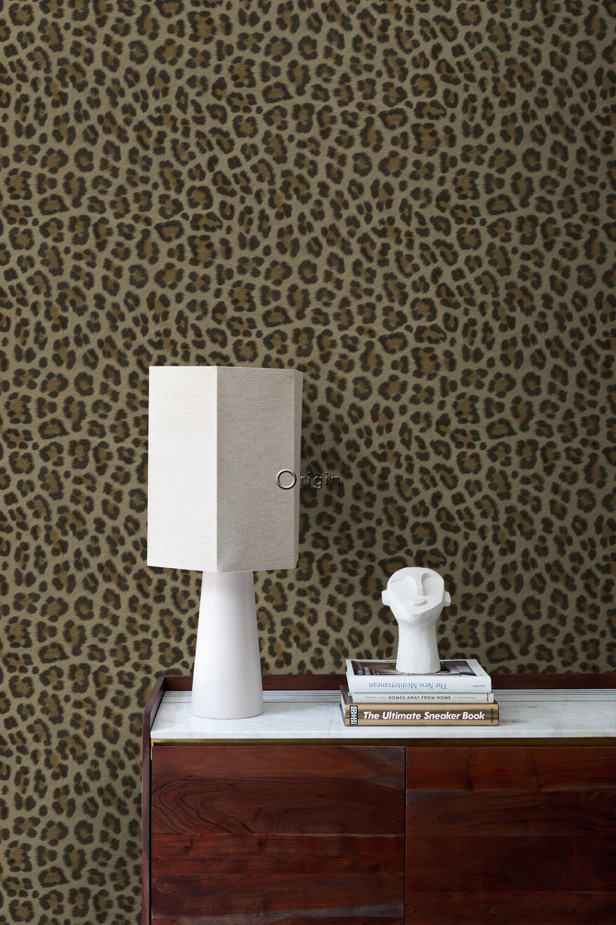 TAPETE Leopardenmuster 53 cm x 10.05 m - Braun, Papier (53/1000cm) - Origin Wallcoverings