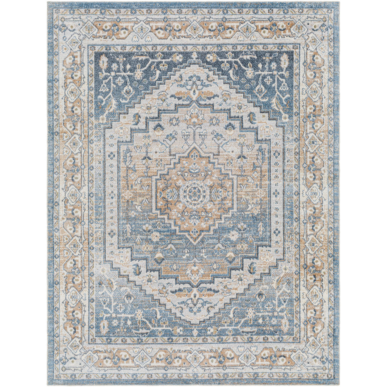 WASCHBARER TEPPICH Jennifer 160/213 cm Dunkelblau - Dunkelblau, Textil (160/213cm) - LIVABLISS