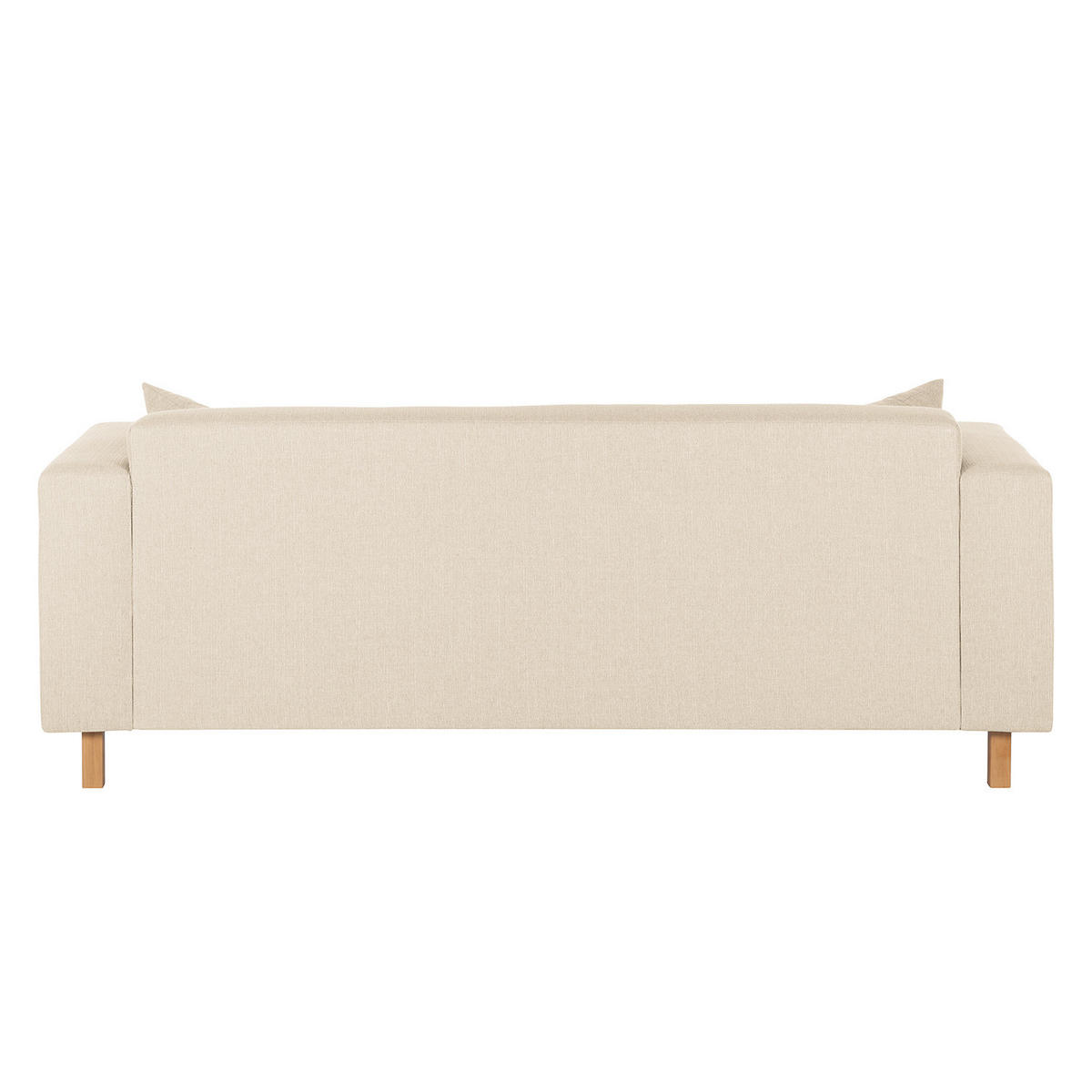 3-SITZER SOFA - Webstoff - Creme, Textil (217/76/80cm) - home24