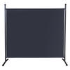 PARAVENT 1-tlg. 180x178 cm Grau - Grau, Metall (178/180cm) - QUICK STAR