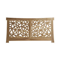 KOPFTEIL Gentong Natur aus Teak - Naturfarben, Holz (210/110/4cm) - Tikamoon