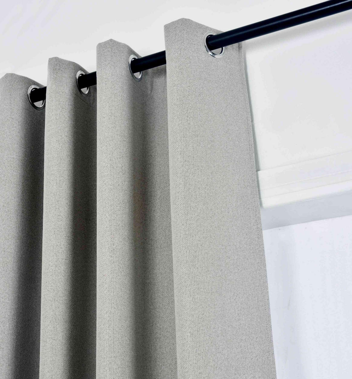 VORHANG MÜNCHEN DARK HxB 175x145 cm Sand - Sandfarben, Textil (145/175/175cm) - Gardinenbox