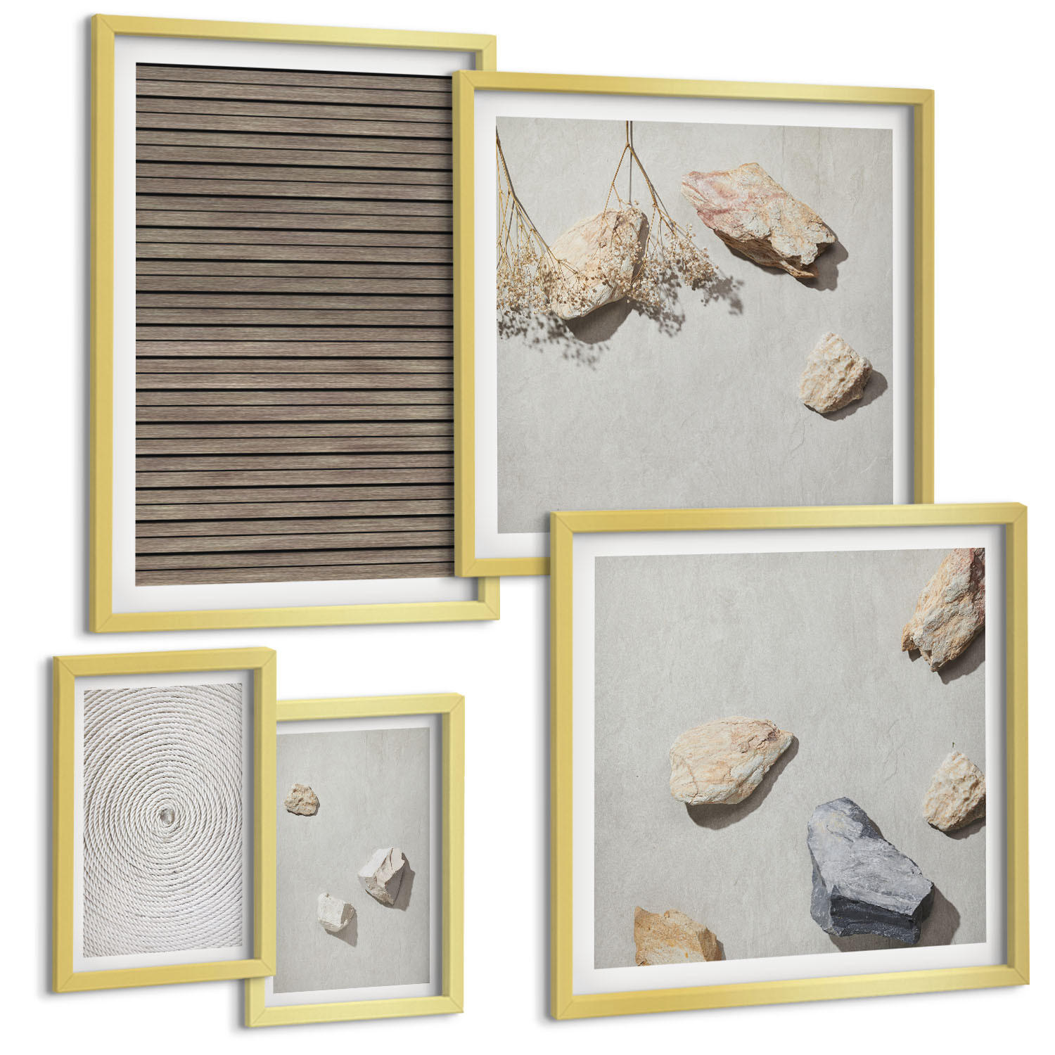 Tulup Bilder Gold 40x60 cm