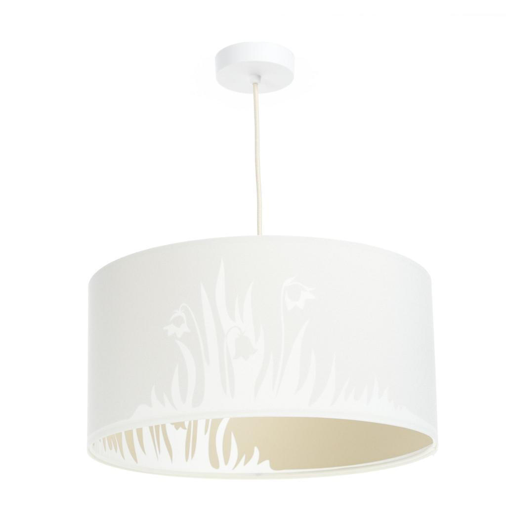 HÄNGELEUCHTE Weiß 40/90 cm - Beige/Weiß, Kunststoff (20/0.4/90cm) - ONZENO