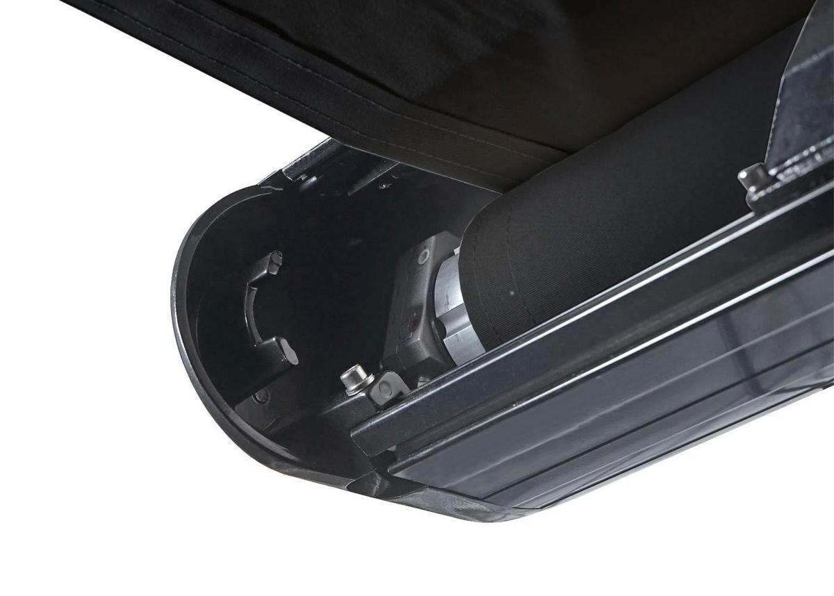 KASSETTEN-MARKISE MIT VOLANT Anthrazit, Anthrazit - Anthrazit, Textil (400/23/300cm) - MCW