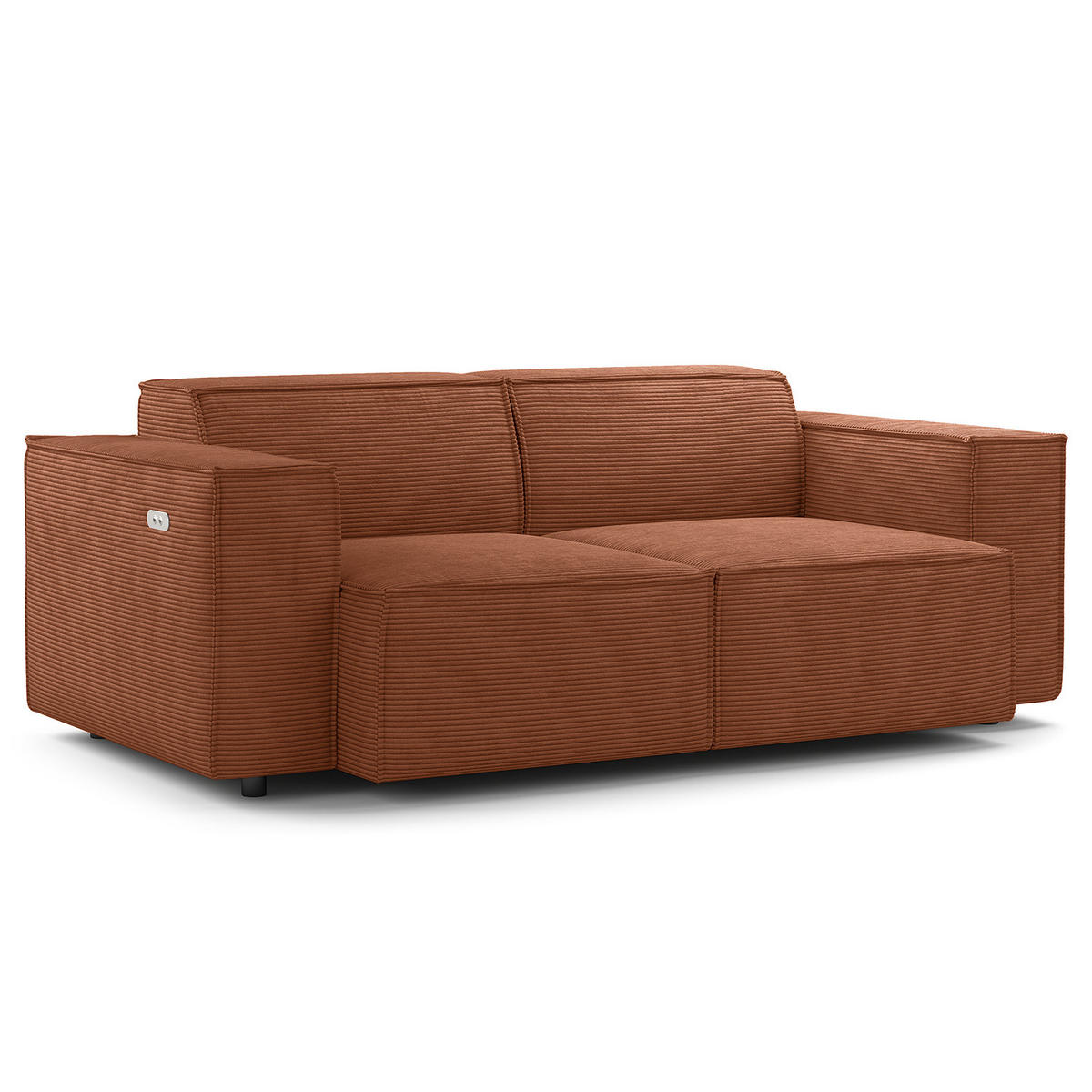 2-SITZER SOFA - Braun, Textil (189/70/96cm) - home24