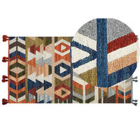 KELIM-TEPPICH Kaghsi 150/80 cm - Multicolor, Textil (80/150cm) - Beliani