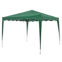 FALTPAVILLON Vivara grün 3x3 m mit Tragetasche - Grün, Metall (300/250/300cm) - Juskys