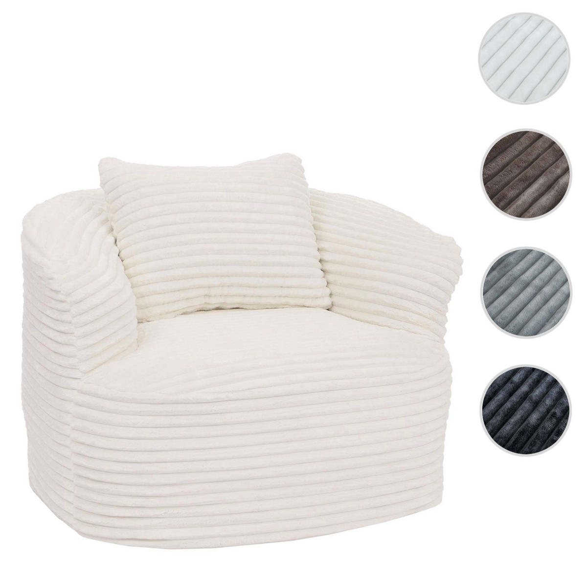 SESSEL Weiß - Weiß, Textil (100/66/86cm) - MCW