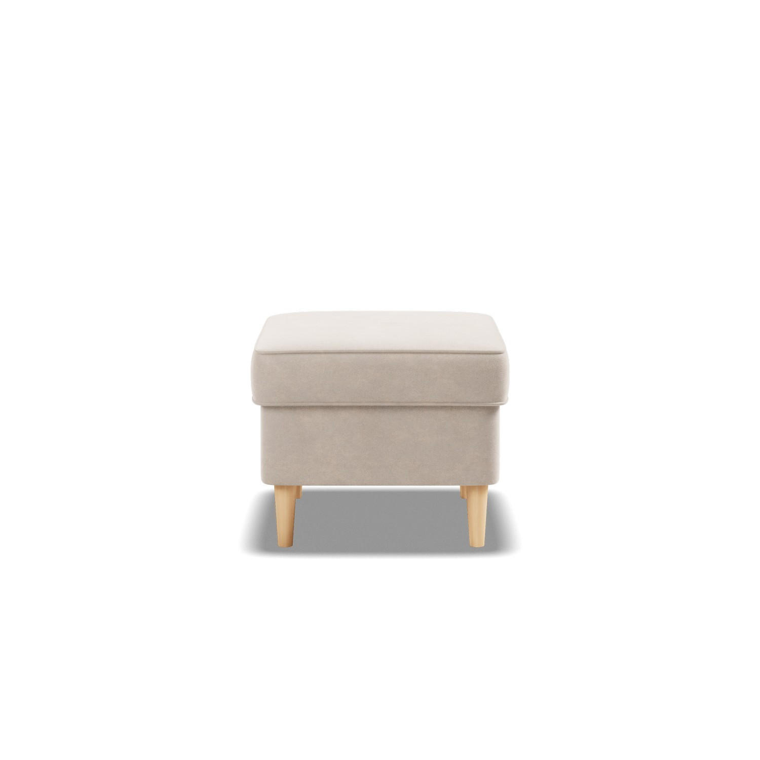 FUSSHOCKER FÜR SESSEL VELO, Beige - Beige, Textil (49/40/49cm)