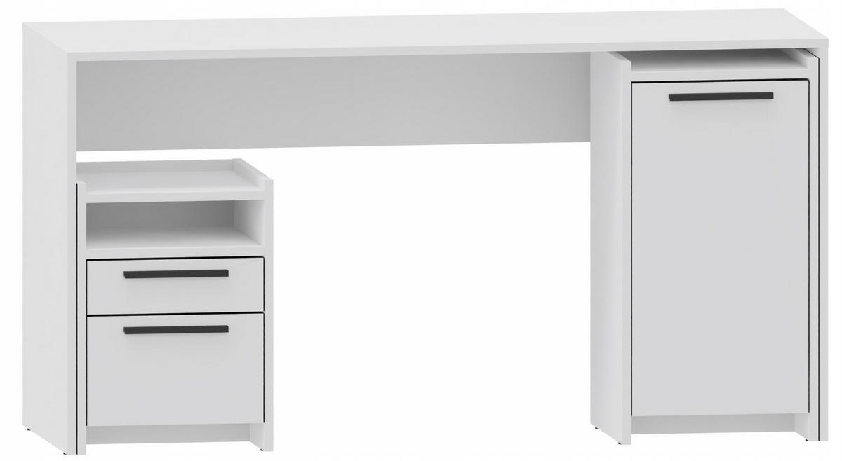 SCHREIBTISCH ALTIVO 140 Weiß 140/50/74 cm - Weiß, Holzwerkstoff (50/140/74cm) - Matkam Möbel