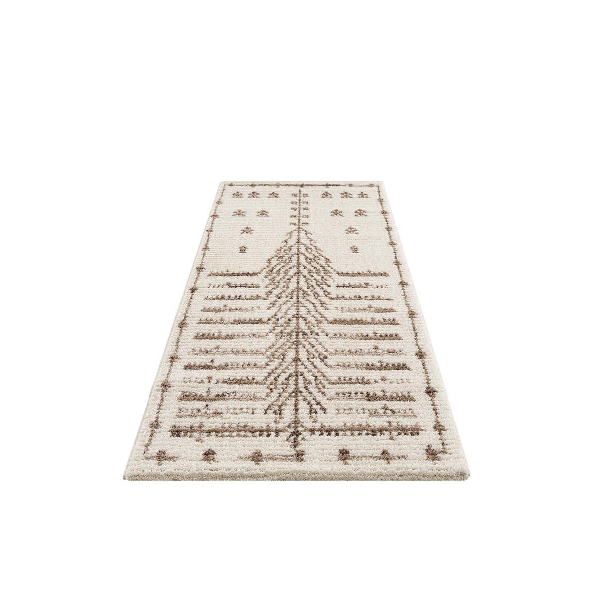 KURZFLOR-TEPPICH April 2308 Creme 80x150 cm - Creme, Textil (80/150cm) - carpet city