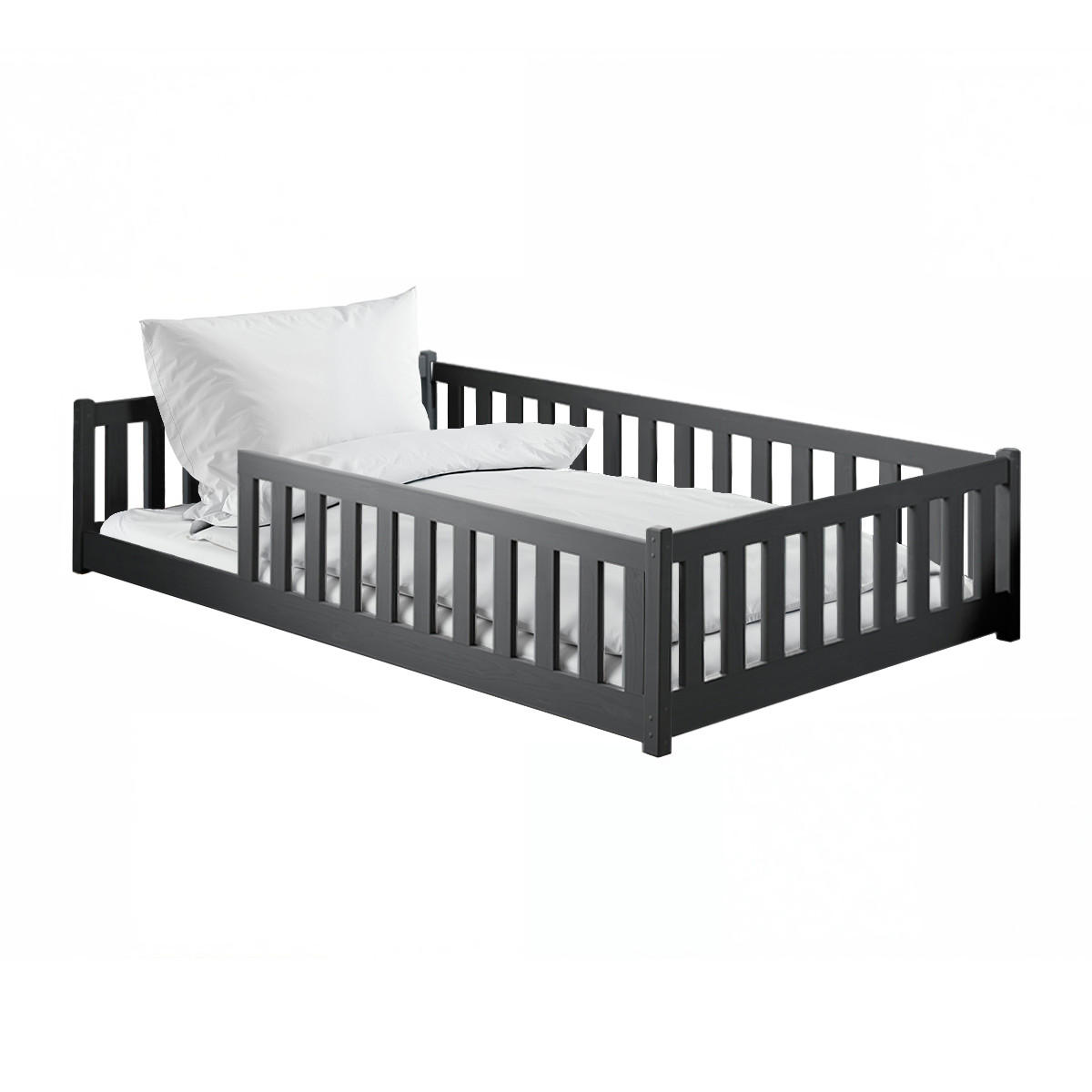 KREVET 120/200 Maya Antracit - antracit, drvo (120/200cm) - Petits-meubles