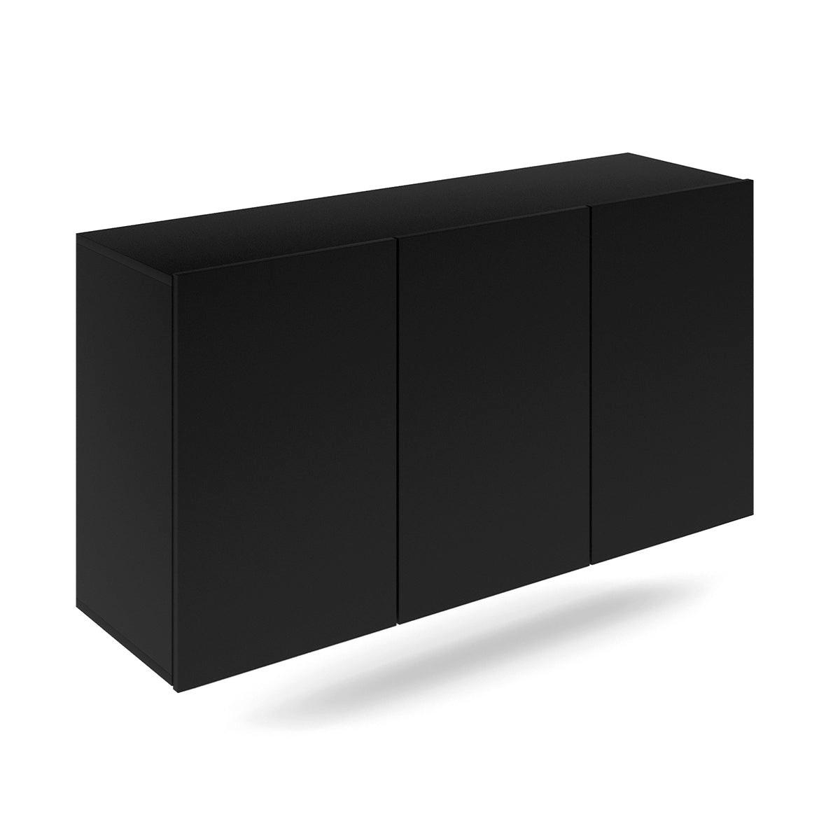 KOMODA Idao Crni - crna, drvni materijal (160/60/35cm) - Petits-meubles